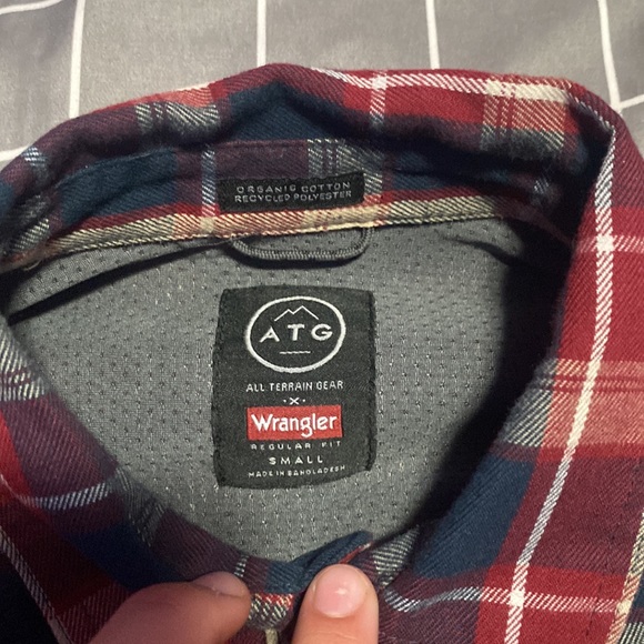 mens wrangler flannel - Picture 2 of 2